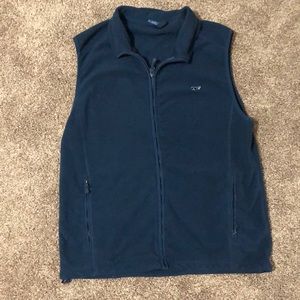 Vineyard Vines Men Navy Blue Fleece Vest